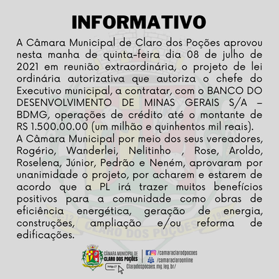 informativo 000001