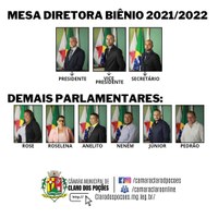 MESA DIRETORA BIÊNIO 2021/2022